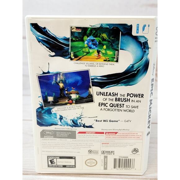 Epic Mickey (Nintendo Wii, 2010) Tested Working - Picture 5 of 9